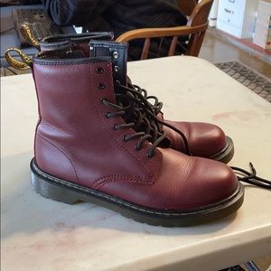 Burgundy Dr. Martin’s Mens 6 Womens 8 Kids 6